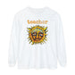 Rock Sun Teacher Long Sleeve Comfort Colors T-Shirt