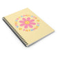 Speech Daisy Spiral Ruled Line Notebook