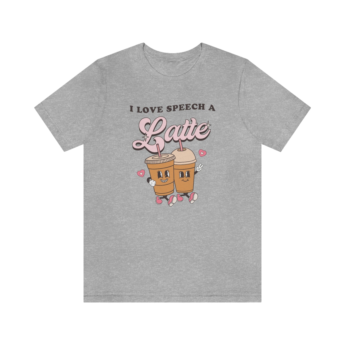 I Love Speech a Latte Jersey T-Shirt