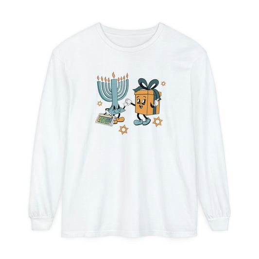 Hanukkah AAC Long Sleeve Comfort Colors T-Shirt