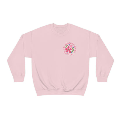 Speech-Language Pathology Crewneck Sweatshirt | Front and Back Print