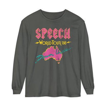 Speech World Tour Long Sleeve Comfort Colors T-Shirt