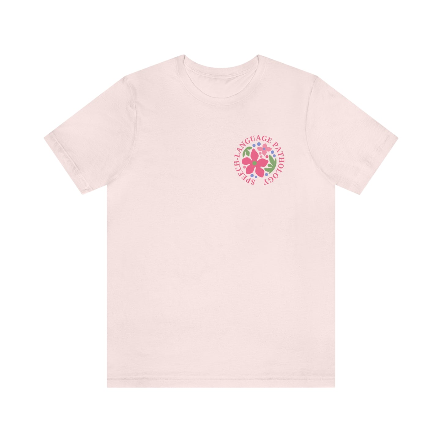 Speech-Language Pathology Jersey T-Shirt | Front and Back Print
