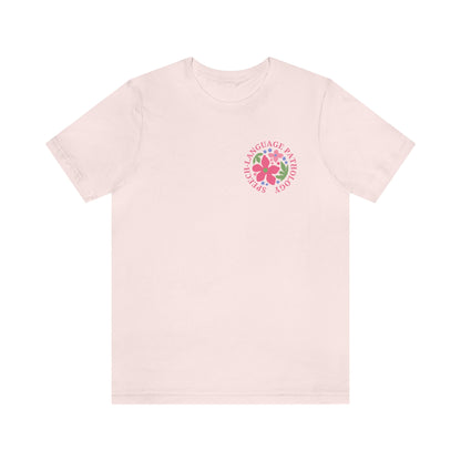 Speech-Language Pathology Jersey T-Shirt | Front and Back Print