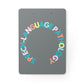 Speech Language Pathology Multicolored Letter Clipboard