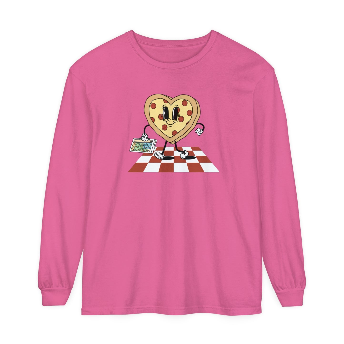 Pizza My Heart AAC Long Sleeve Comfort Colors T-Shirt