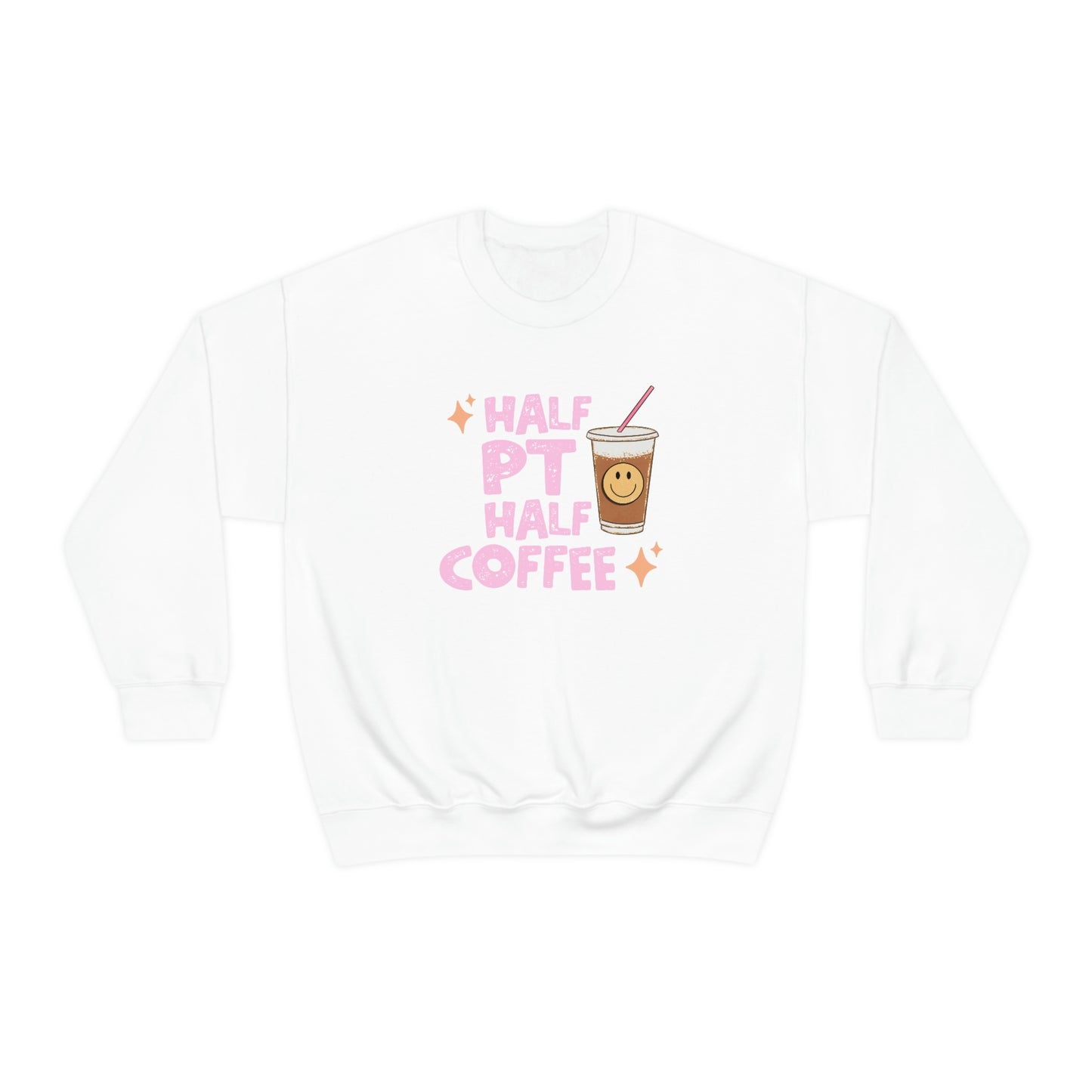 Half PT Half Coffee Crewneck Sweatshirt