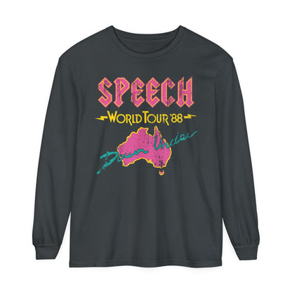 Speech World Tour Long Sleeve Comfort Colors T-Shirt