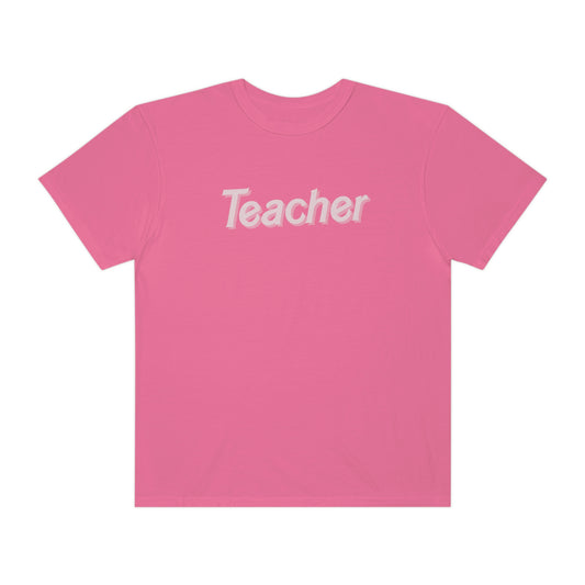 Pink Teacher Comfort Colors T-Shirt