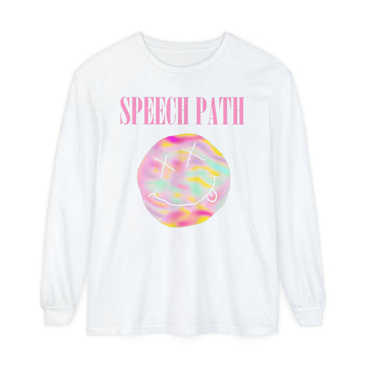 Speech Path Band Inspired Long Sleeve Comfort Colors T-shirt