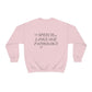 Speech Path Butterflies Crewneck Sweatshirt | Front and Back Print