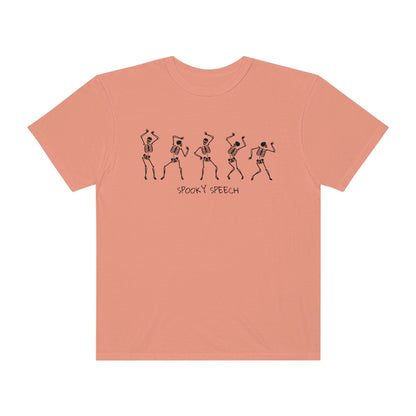 Spooky Speech Skeletons Comfort Colors T-Shirt