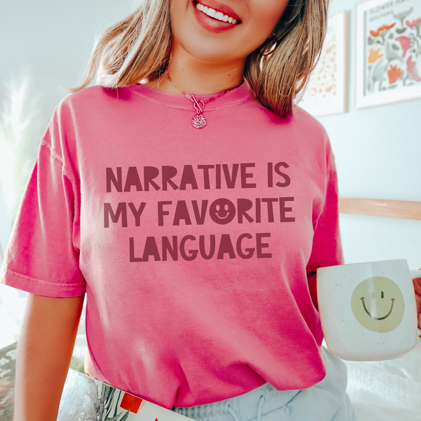 Narrative Is My Favorite Language Tonal Comfort Colors T-Shirt