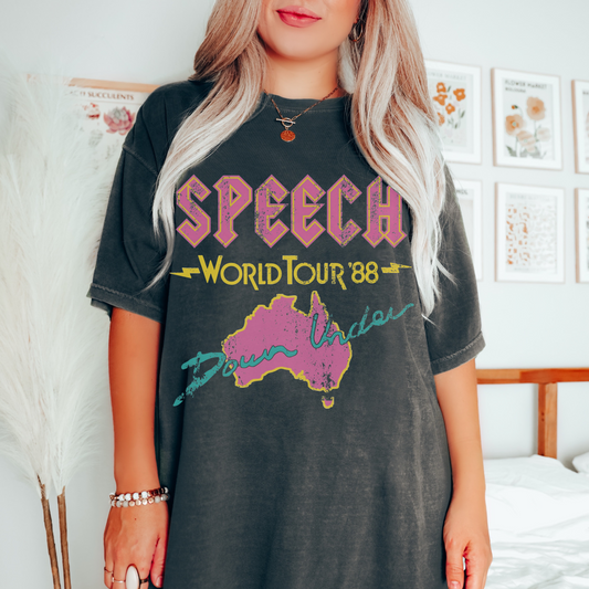 Speech World Tour Comfort Colors T-Shirt