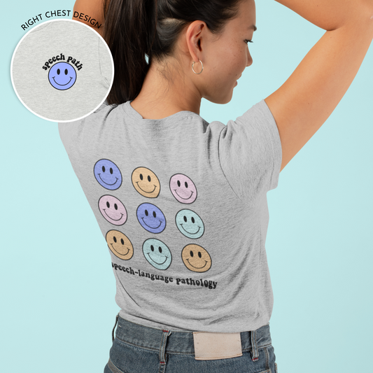 Multicolored Jersey T-Shirt | Front and Back Print