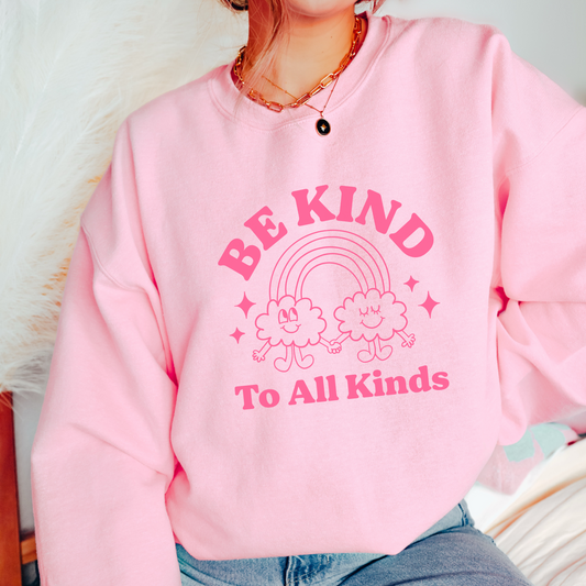 Be Kind to All Kinds Crewneck Sweatshirt