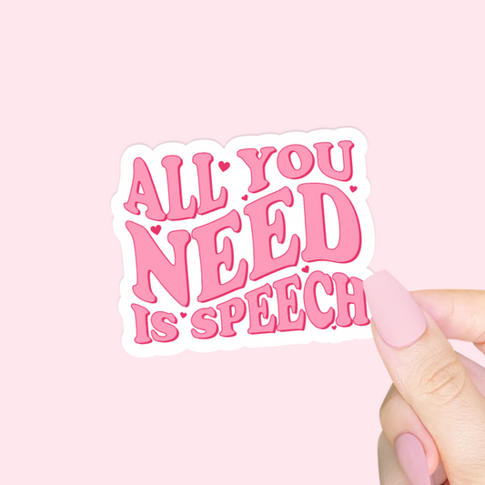 All You Need Is Speech Sticker