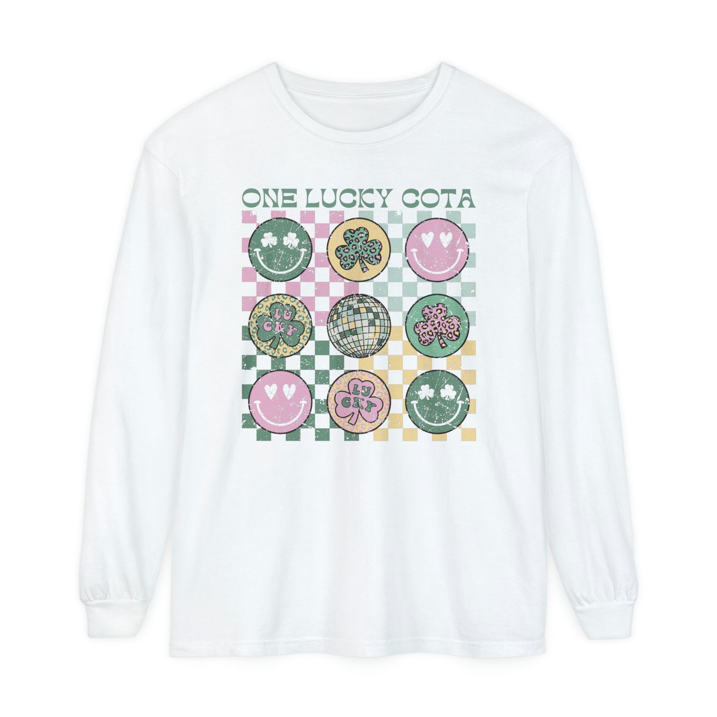 One Lucky COTA Long Sleeve Comfort Colors T-Shirt
