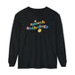 Speech Pathology Wavy Long Sleeve Comfort Colors T-Shirt
