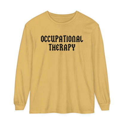 Occupational Therapy Band Inspired Long Sleeve Comfort Colors T-Shirt