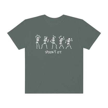 Spooky OT Skeletons Comfort Colors T-Shirt