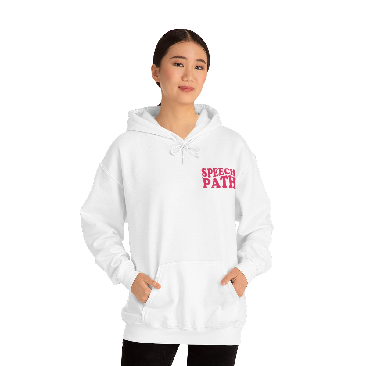 All You Need Is Speech Hoodie | Front and Back Print