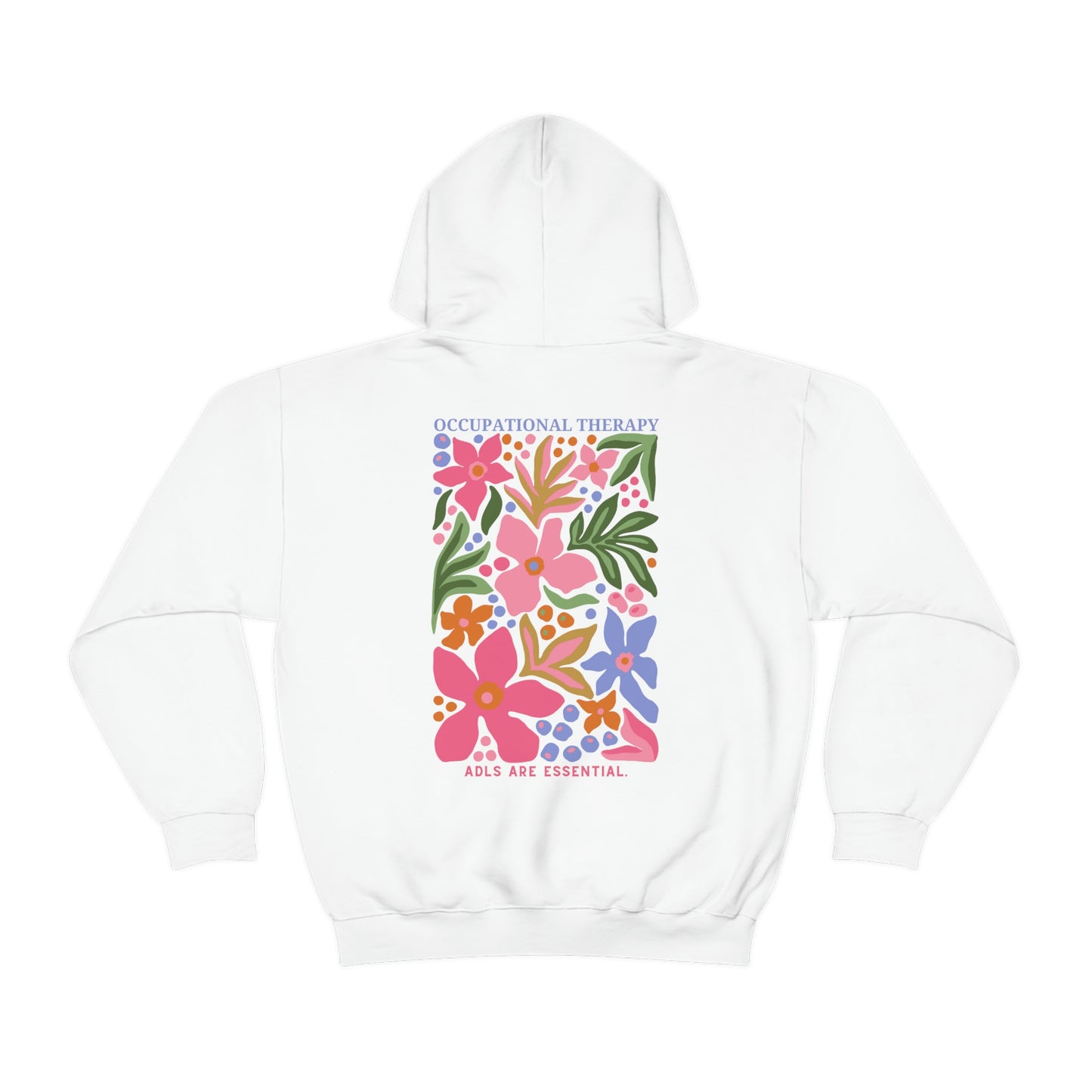 Occupational Therapy Hoodie | Front and Back Print