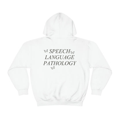 Speech Path Butterflies Hoodie | Front and Back Print