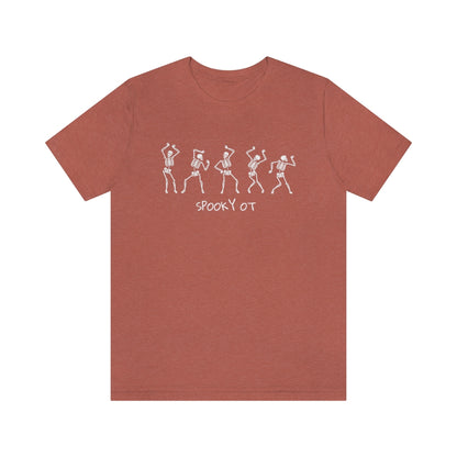 Spooky OT Skeleton Jersey T-Shirt