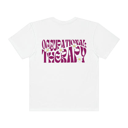 OT Retro Daisy Comfort Colors T-Shirt | Front and Back Print