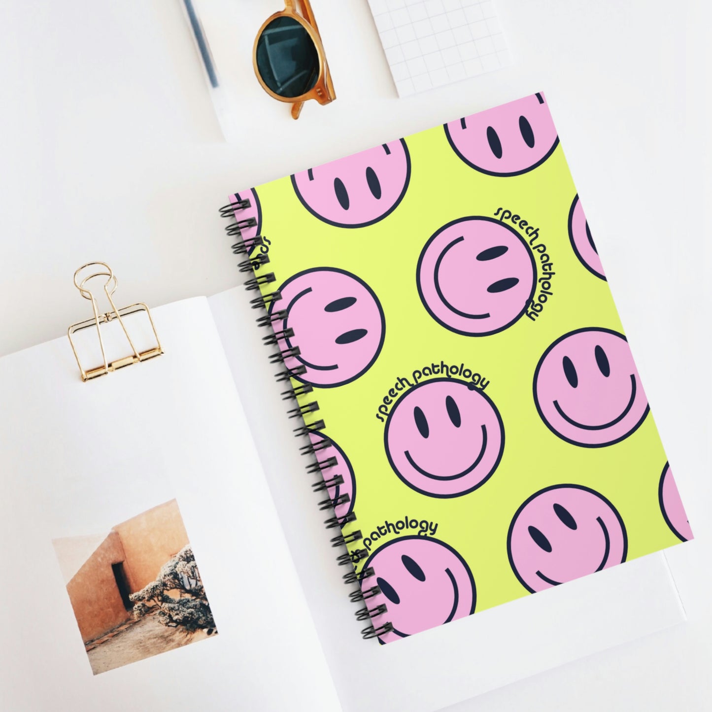 Speech Pathology Spiral Ruled Line Notebook
