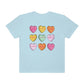 Speech Scope Candy Hearts Comfort Colors T-Shirt