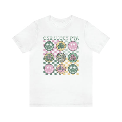 One Lucky PTA Distressed Jersey T-Shirt