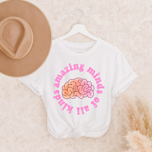 Amazing Minds of All Kinds Jersey T-Shirt