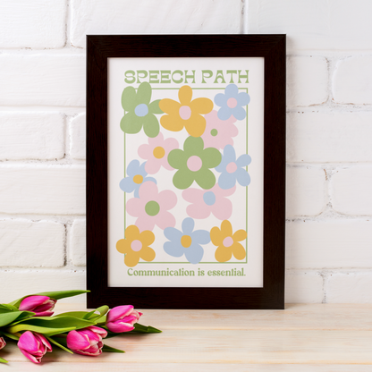 Communication is Essential Speech Digital Print