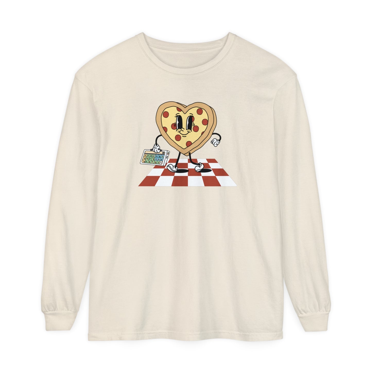 Pizza My Heart AAC Long Sleeve Comfort Colors T-Shirt