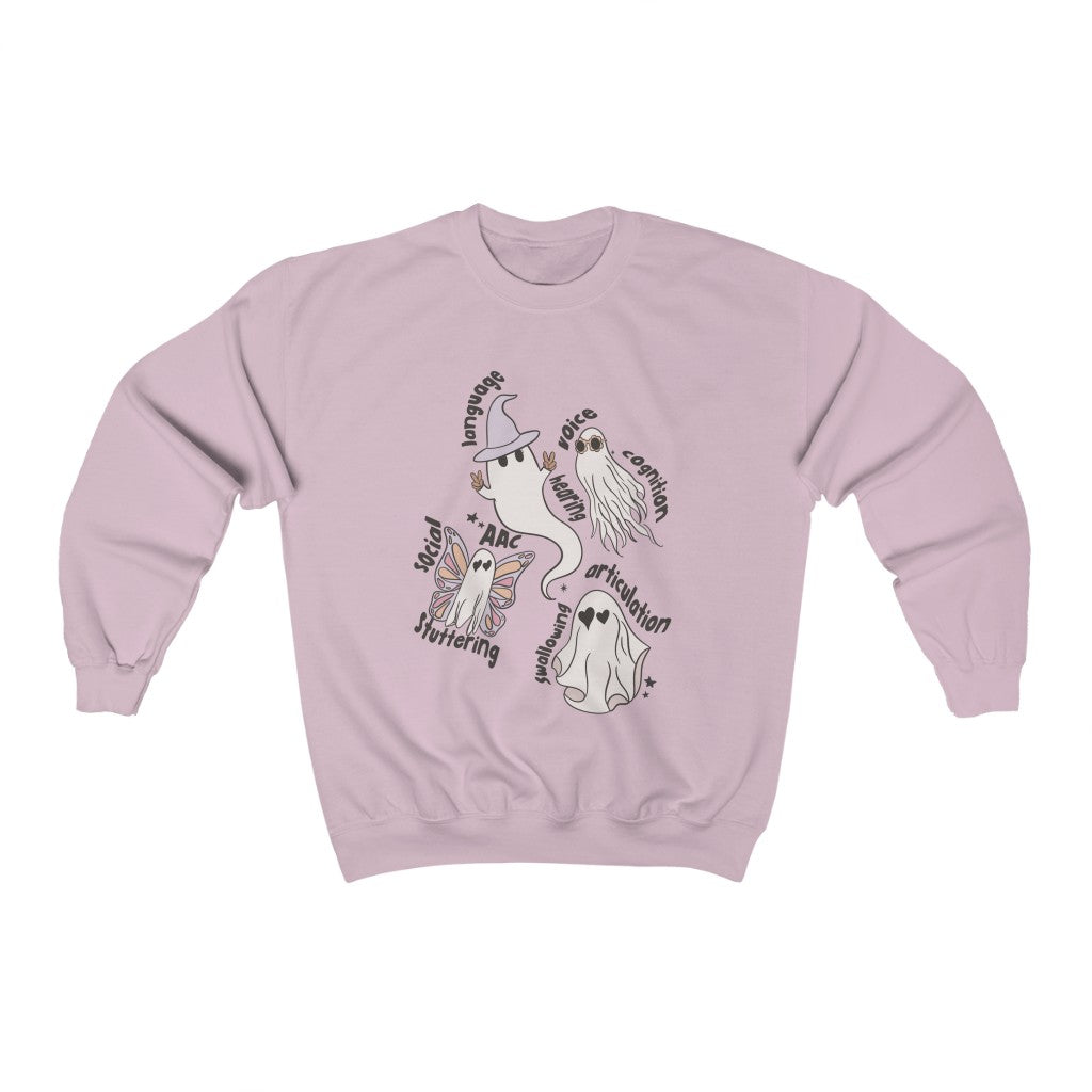 Ghost Friends Speech Scope Crewneck Sweatshirt