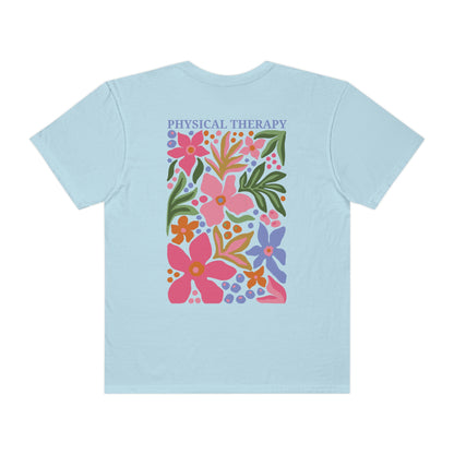 Physical Therapy Comfort Colors T-Shirt | Front and Back Print