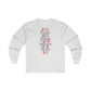Merry Speech Therapist Long Sleeve T-Shirt | Front and Back Print