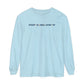 Speech Retro Daisy Long Sleeve Comfort Colors T-shirt