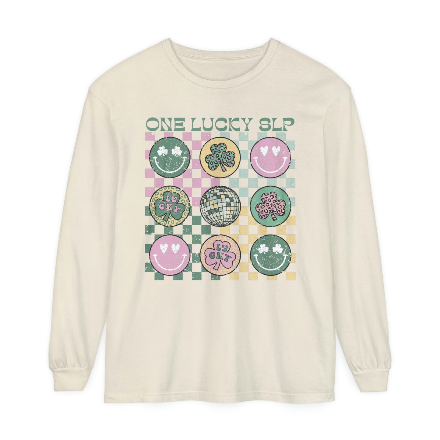 One Lucky SLP Long Sleeve Comfort Colors T-Shirt