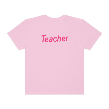 Pink Teacher Comfort Colors T-Shirt