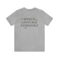 Speech Path Butterflies Jersey T-Shirt | Front and Back Print