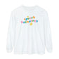 Speech Pathology Wavy Long Sleeve Comfort Colors T-Shirt
