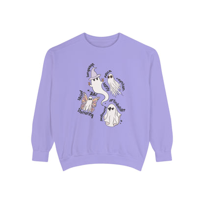Ghost Friends Speech Scope Comfort Colors Sweatshirt