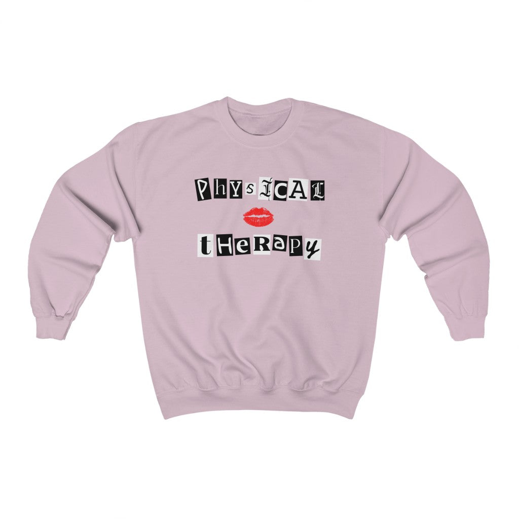 Pink Physical Therapy Crewneck Sweatshirt