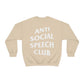 Antisocial Speech Club Crewneck Sweatshirt | Front and Back Print