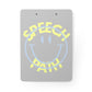 Speech Path Gray Clipboard