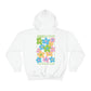Speech Path Bright Floral Hoodie | Front and Back Print