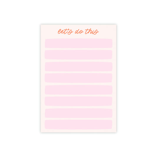 To-Do List Post-it® Note Pad 4 x 6